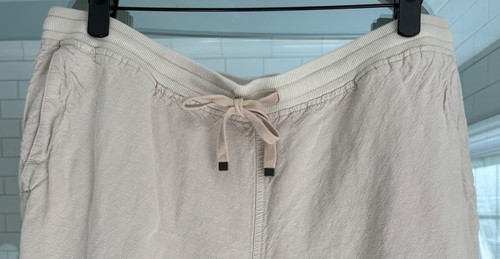 J Jill Linen Rolled-Cuff Drawstring Pants | Size XLarge | EUC - Picture 3 of 6