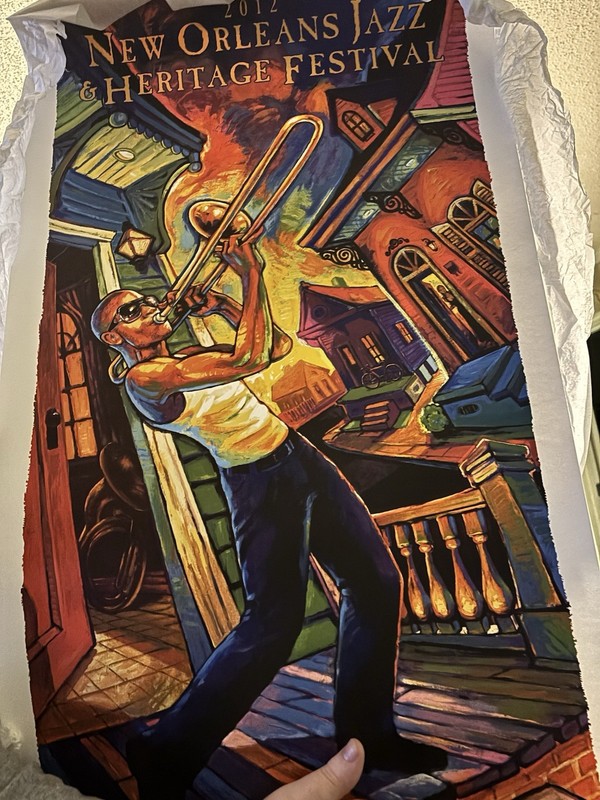 2012 New Orleans Jazz & Heritage Festival Poster, Numbered 525/10,000