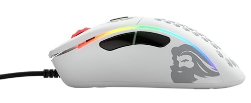 Glorious Model D Gaming Mouse White Mouse Wired Small RGB Glowing 6 Program Butt - Picture 4 of 8