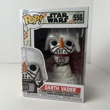 Funko Pop! Star Wars: Holiday - Muñeco de Nieve Darth Vader - Especial de Navidad