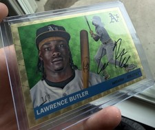 Marketplace image: 2025 Topps Chrome Platinum lawrence butler 1/1 Superfractor #100