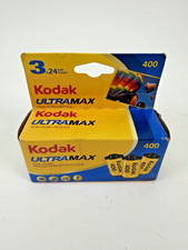 Kodak UltraMax 400 Color Negative Film 35mm Roll Film 24 Exposures - 3 Pack
