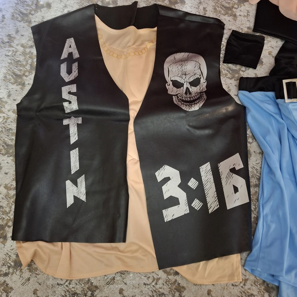 Disfraz Stone Cold Steve Austin Adulto Talla L/XL Morph Luchador WWE Foto 2 de 4