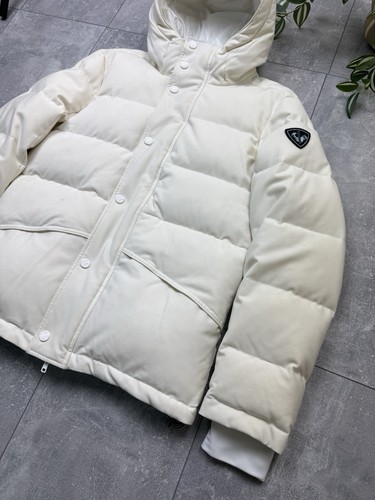 Rossignol Down Puffer Ski Cream Jacket Size 48 Men’s - Picture 4 of 22