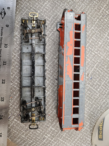 HO Mantua 50' Flat Car Black Undecorated Metal Wheels Knuckle Couplers RTR - Picture 6 of 11