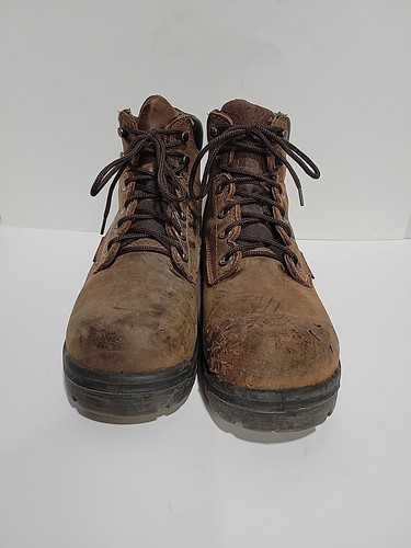 REDWING 2235 KING TOE BROWN LEATHER ANKLE WORK MENS 8.5 BOOTS - Picture 2 of 6