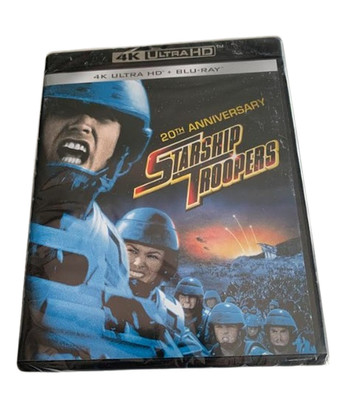 Starship Troopers 4K UHD Blu-ray 20th Anniversary Casper Van Dien Dina Meyer