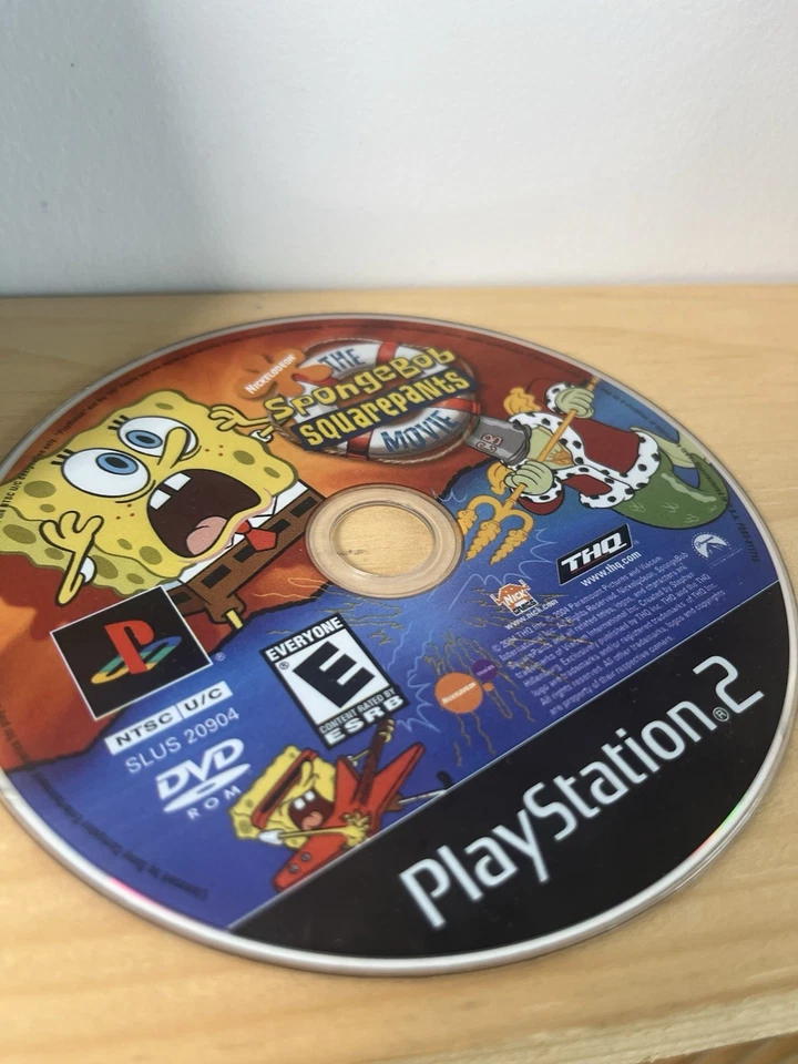 Spongebob Squarepants The Movie PS2 PlayStation 2 No Manual - Bild 3 von 4