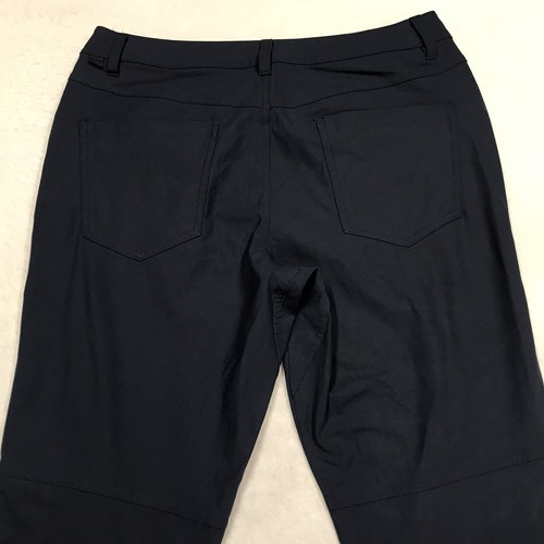 LULULEMON Pantalone Uomo 31 (32x28) Navy Classico 5 Tasche ABC Warpstreme Chino - Foto 4 di 12