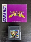 Game and Watch Gallery 2 Nintendo Gameboy GB Tested with Booklet