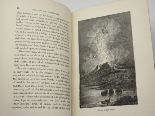Half Hours Underground. Vulkane, Minen und Höhlen 1900 viktorianischer vergoldeter Einband - Bild 10 von 24