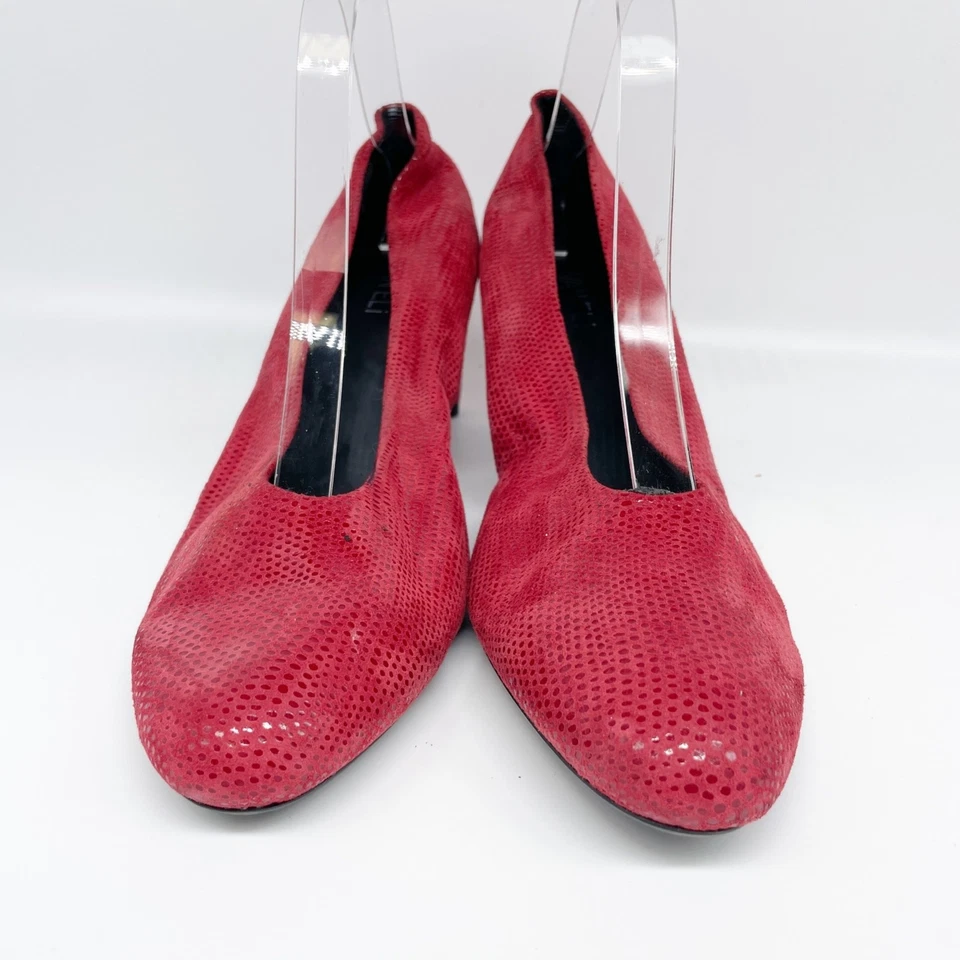 Vestido de salón VANELi para mujer Dayle punta redonda bloque rojo talla 11 M Foto 2 de 4