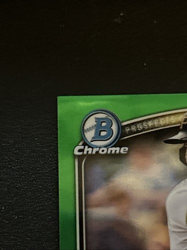 2025 Bowman Tsung Che Cheng 1° su carta verde automatico 65/99 pirati - Foto 5 di 10