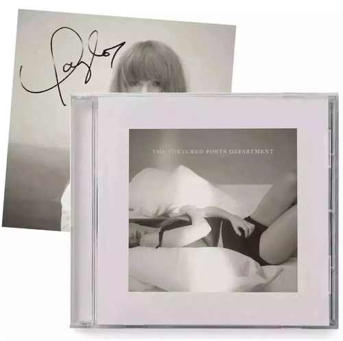 Taylor Swift The Tortured Poets Department CD & handsignierte Einlage
