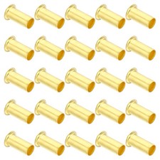 60Pcs Brass Compression Insert Compression Insert Tube Support for 3/8" OD Tube