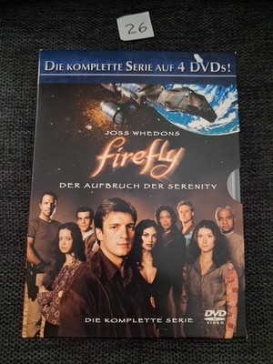 4 DvD - Joss Whedons - Firefly - Der Ausbruch der Serenity - Komplette Serie