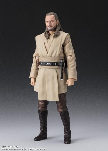 S.H.Figuarts Star Wars The Phantom Menace Qui Gon Jinn Actionfigur Bandai - Bild 3 von 8