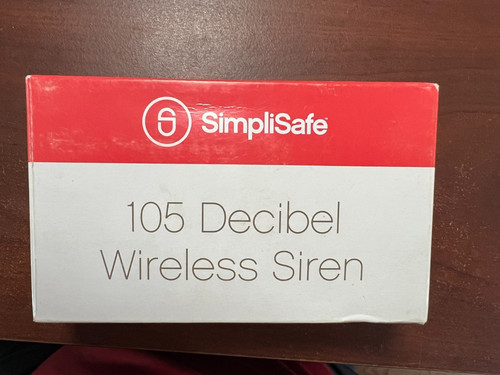NEW SimpliSafe 105 Decibel Wireless Siren 1st Generation 
