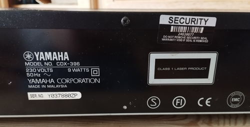 Yamaha CDX 396 CD Player digital out - Bild 6 von 6