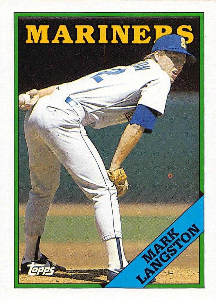 Mark Langston 1988 Topps 80  Seattle Mariners  Baseball Card