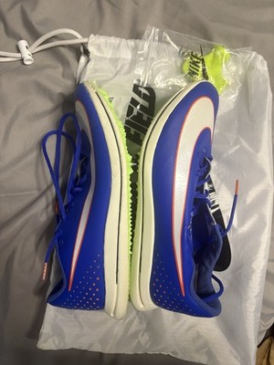 Nike Air Zoom Maxfly Racer Blue Track Spikes Men s Size 10 w/ Bag & Extra Spikes