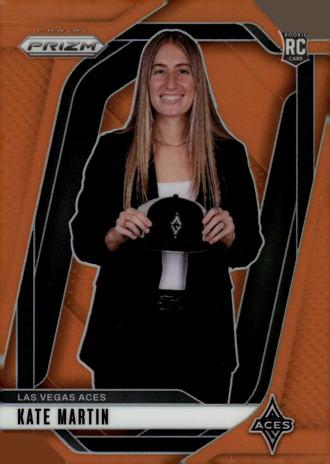 2024 Panini Prizm WNBA Orange #148 Rookie Kate Martin RC /99 - NM-MT