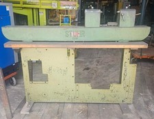 64" Overall Length Stuhr Vintage Bench Centers 6.5" Width w/Steel Stand