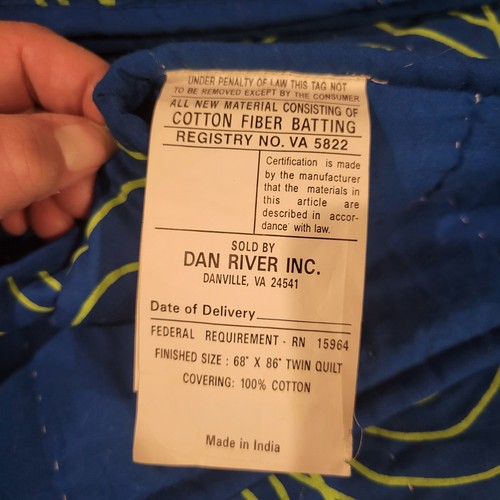 Manta Edredón Scooby-Doo Faces Doble Tamaño Años 90 Colorido Bloque Usado en Excelente Condición  - Imagen 12 de 13