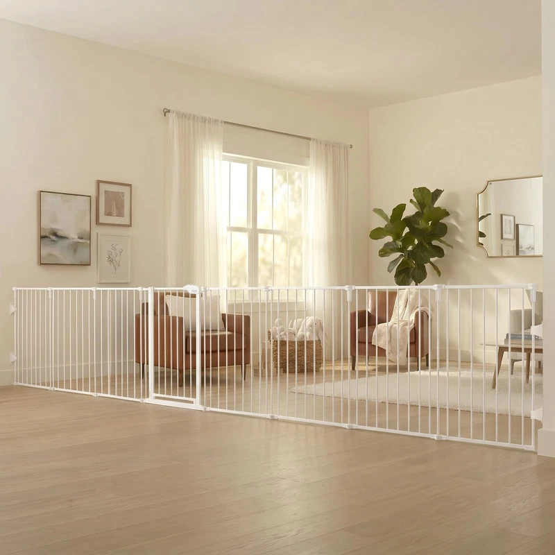 Regalo Safety 192 Super Wide Baby Gate Play Yard 2-In-1 Convertible Extra Wide
Opens in a new window