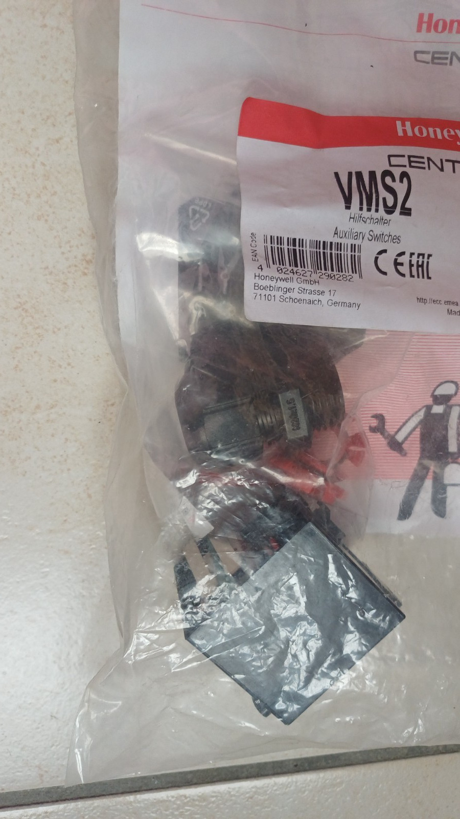 Interrupteurs Auxiliaires Honeywell CENTRA VMS2 Pour Vannes VMM/VMK – Neuf