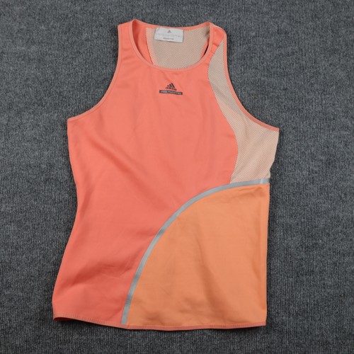 Adidas Stella McCartney Tank Top Womens Small Orange Barricade Tennis AI8239 - Picture 1 of 10