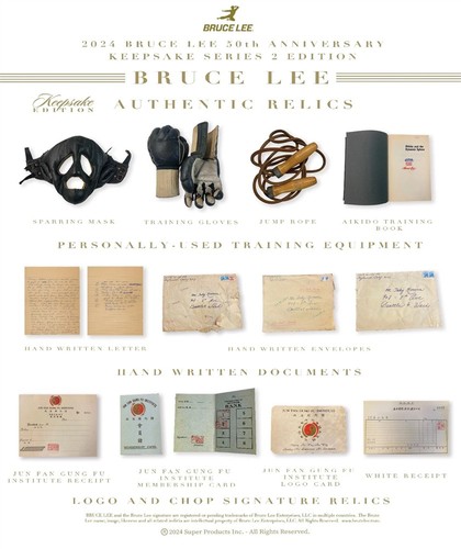 2024 Bruce Lee 50th Anniversary Andenken Serie 2 Edition Sealed 5 Box Case D - Bild 4 von 6