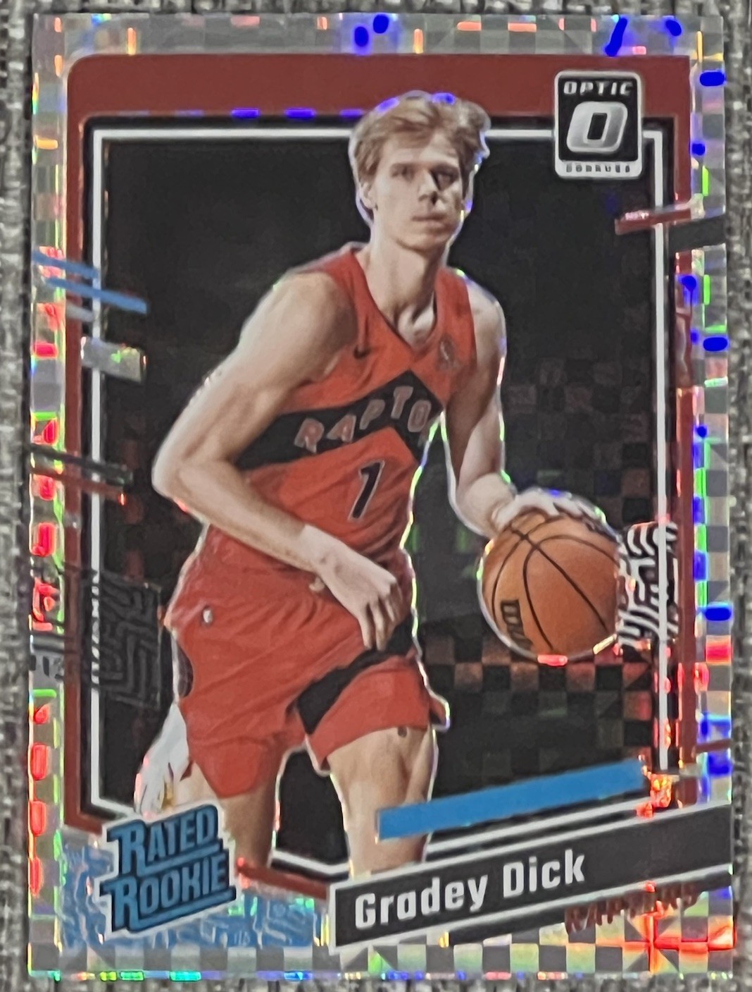 2023-24 Panini Donruss Optic - Rated Rookie Gradey Dick #212 Checkerboard Prizm