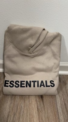 Essentials Men's Fear of Gods Hoodie Tan