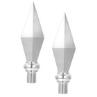 2 Stück Fahnenmast-Topper, Fahnenmast-Kopf, , Ersatz-Flaggen-Topper,