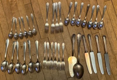 Rostfrei Germany Stainless Steel Flatware 35 Pieces (KLINGEL, W. SCHAFER)