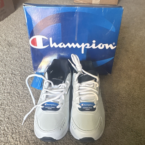 Champion WW PRIME Men's Athletic Sneakers Memory Foam Non-Marking White/Black