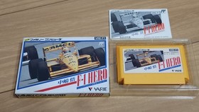 [FC Left Left ①] Satoru Nakajima F-1 Hero F-One Hero Famicom Soft Box
