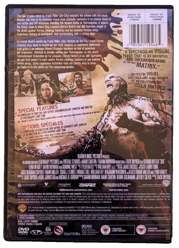 300 (DVD, 2007, Canadian, Widescreen) - Picture 2 of 3