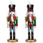 2 Pack Deko-nussknacker Nussknacker-soldat Desktop- Nussknacker-Ornamente