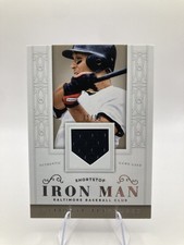 2014 Panini National Treasures - Iron Man - Cal Ripken #85  - 31 /99 (MEM)
