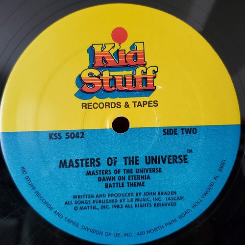 MOTU Vinyl LP 1983 Masters of the Universe He-Man Skeletor KSS 5042 - Foto 12 di 12