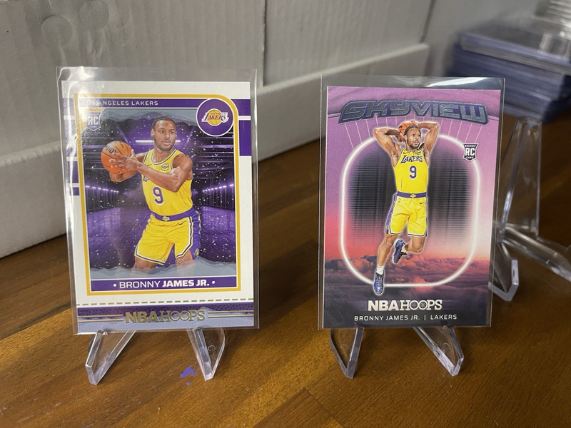 2024-25 Panini NBA Hoops Skyview Bronny James Jr. Rookie Lakers Lot 2