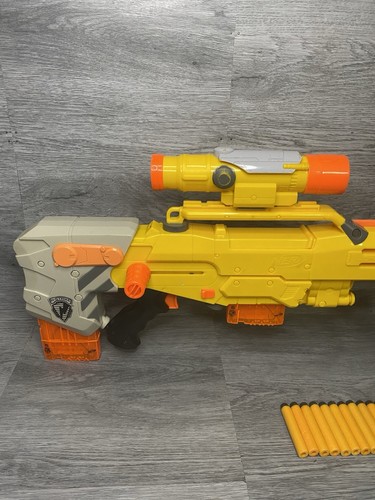 Pistola NERF colpo lungo CS-6 N-STRIKE compresi attacchi mirino, 2x caricatore, freccette - Foto 2 di 16