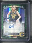 2025-26 Bowman - Chrome Prospect Autographs Aliyahna Morris #CPA-AO Green...