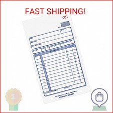 Rediform Sales Order Book, Carbonless, 2 Part, 3.625 x 6.375 Inches, 50 Forms (5