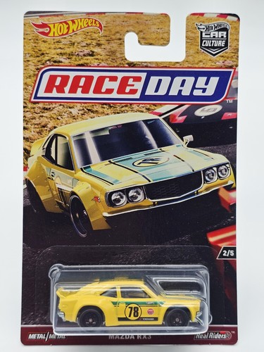 Hot Wheels 2017 Car Culture Race Day Complete Set 1 - 5 with custom case - Foto 16 di 17