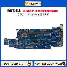 For DELL Latitude 5400 LA-G891P Notebook Motherboard i3 i5 i7 CPU 100 Tested