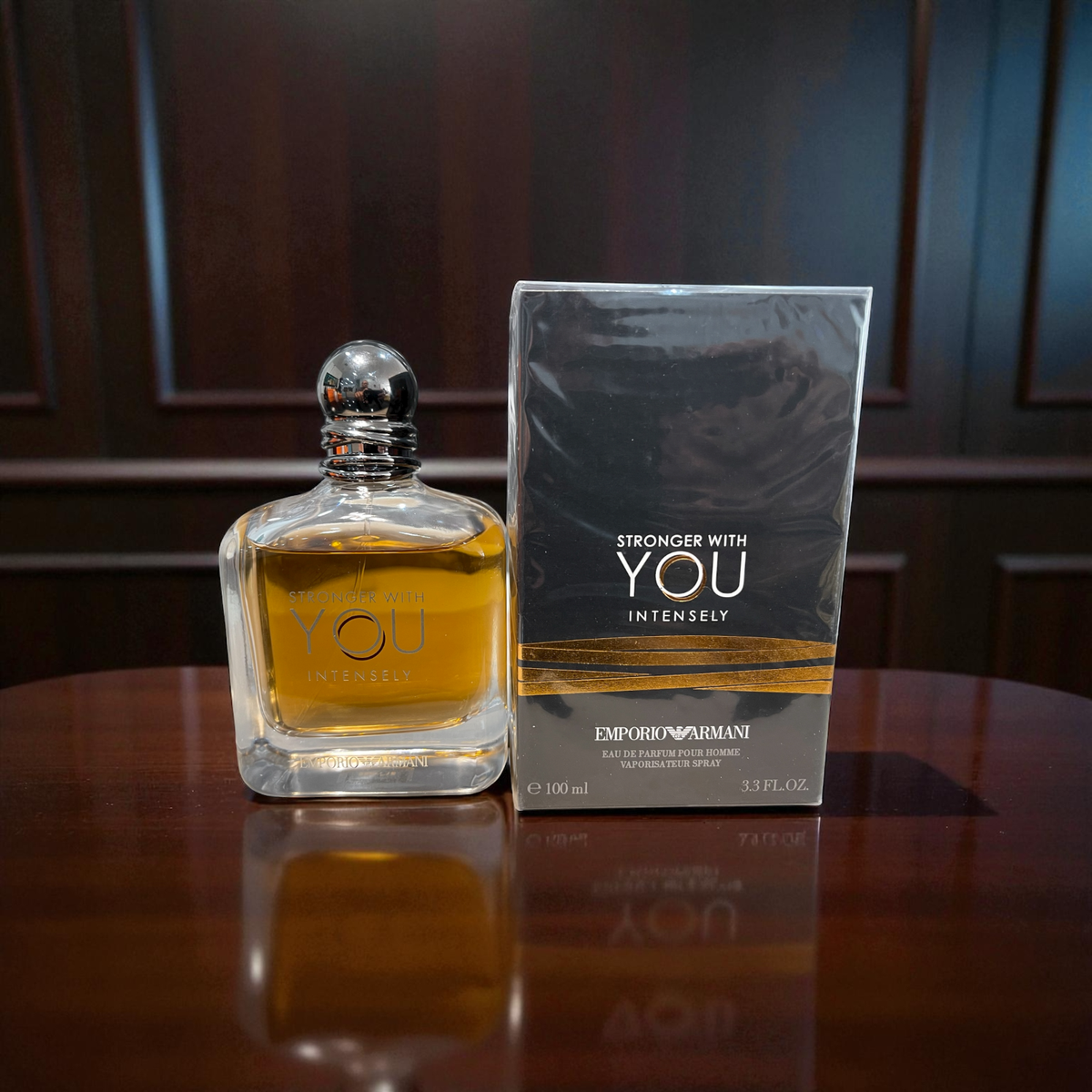 Armani Stronger With You Intensely cologne Men Eua De Parfum 3.4oz