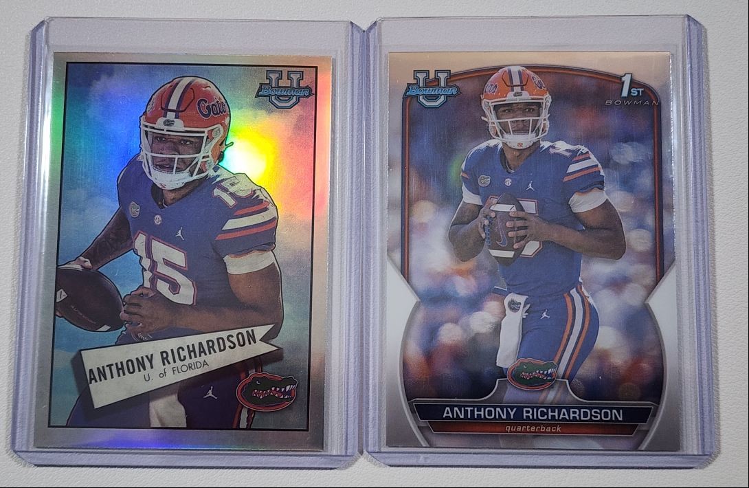[2] ANTHONY RICHARDSON 2022 BOWMAN U CHROME 1ST 1952 BOWMAN FLORIDA Q2277